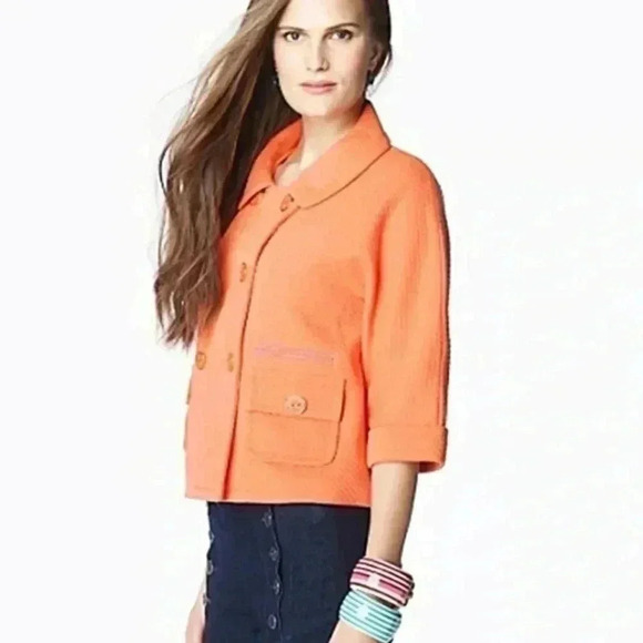 Juicy Couture Quilted Peter Pan Collar Peacoat - Picture 2 of 7